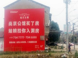 靖边墙体广告在乡镇、农村市场的媒体优势
