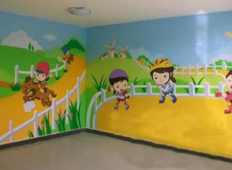 靖边幼儿园墙体彩绘制作流程及注意事项