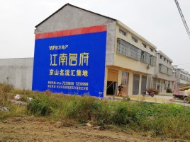 靖边农村墙体广告在不同形式上面展现的不同特色