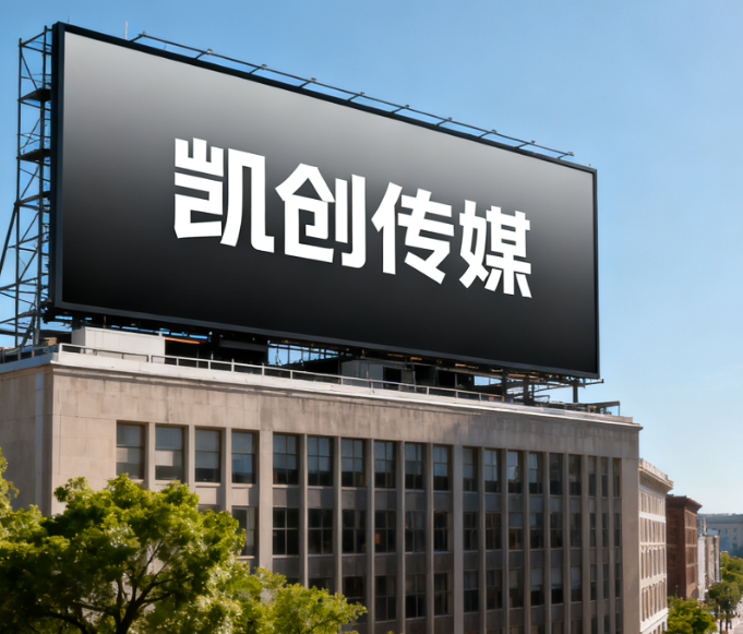 靖边户外广告牌的设计与制作
