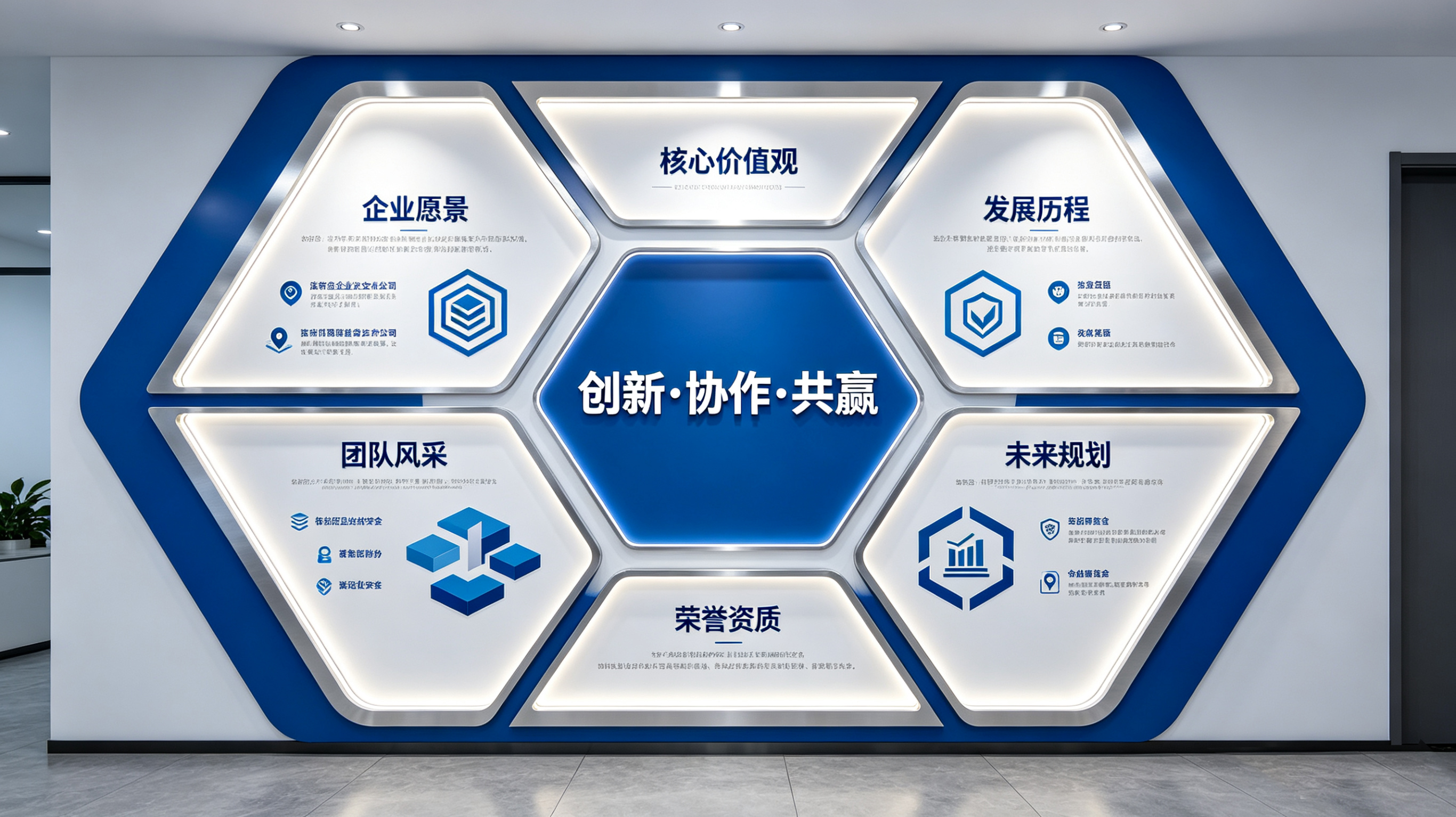 靖边企业文化墙六边形避坑指南（新手常犯5个错误）